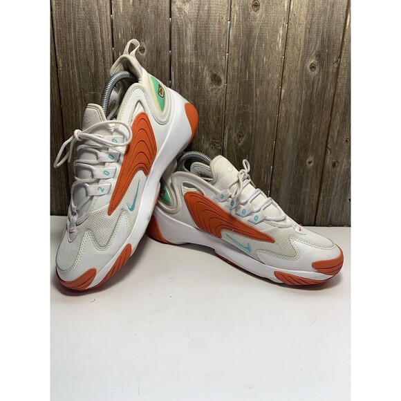 Nike Zoom 2K Womens Size 10 Icon Clash White Orange Athletic Shoes AO0354-105 - Picture 7 of 10